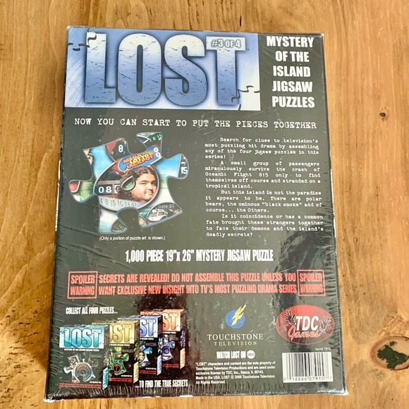 LOST Mystery of the Island Jigsaw Puzzle The Numbers #3 of 4 SEALED 1000 Pieces - Picture 3 of 7